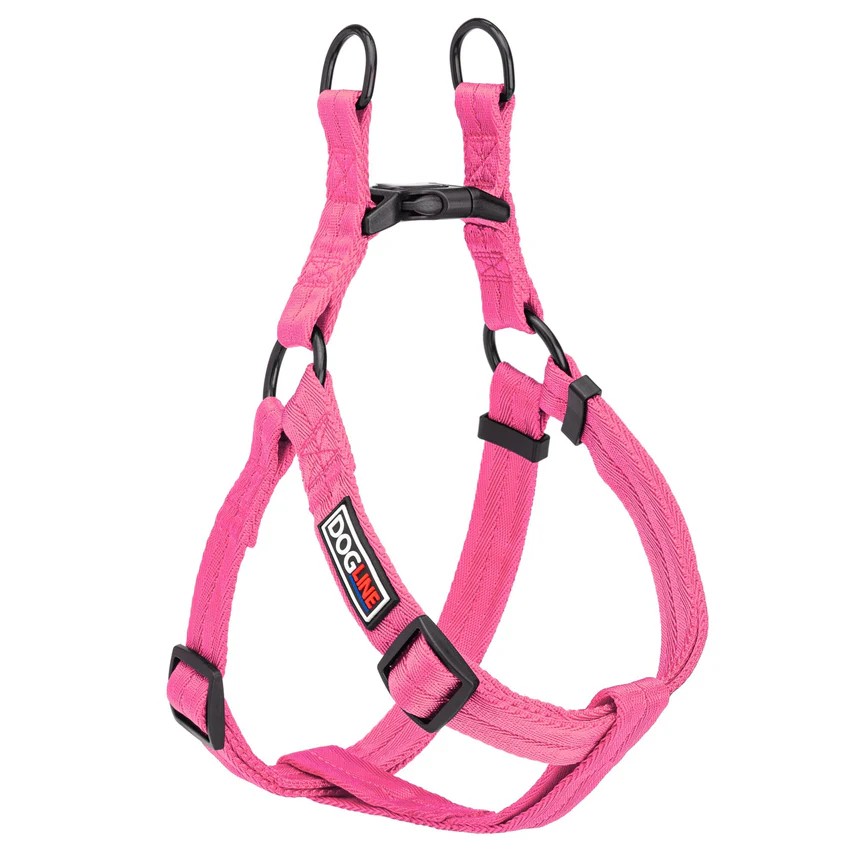 Arnés de Nylon Step-In Dogline Rosa L