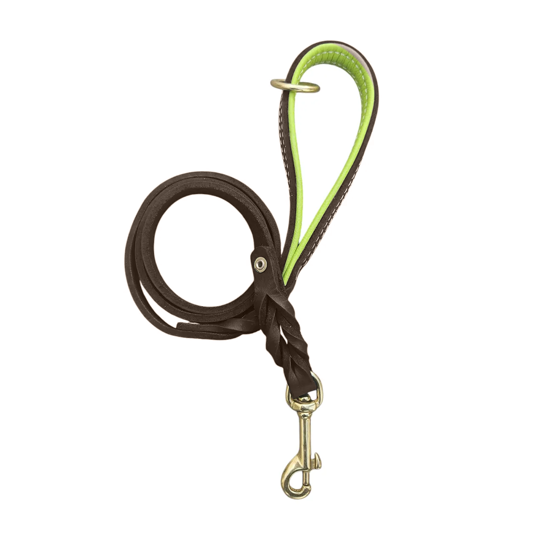 Correa de Cuero Grueso con Asa de color