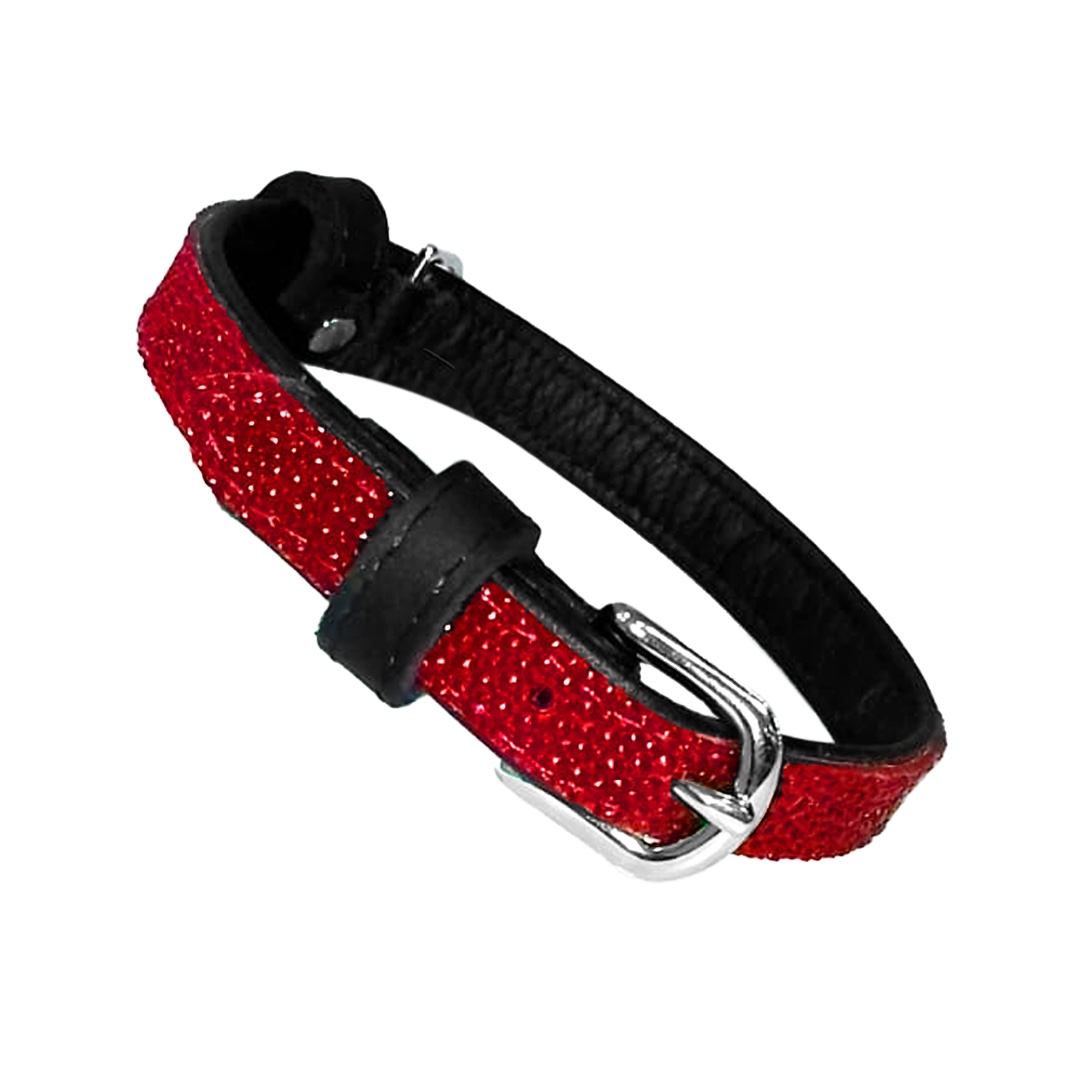 Collar de piel exotica Dogline