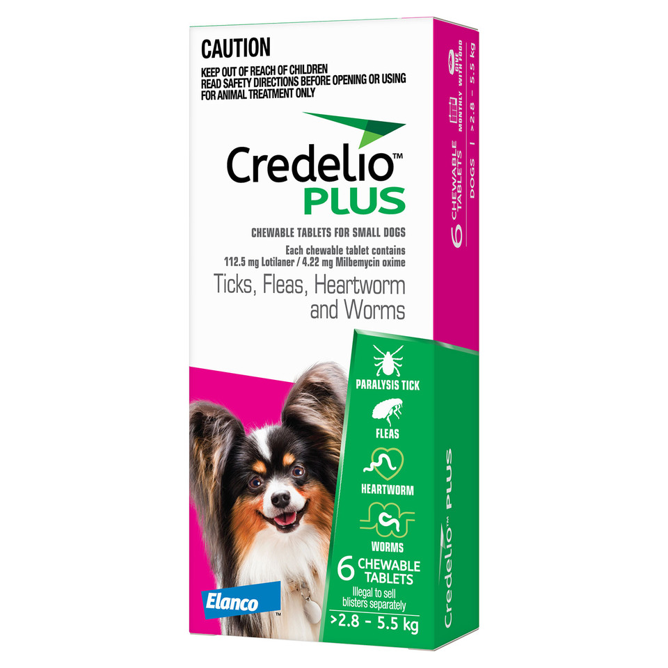 Credelio Plus 2.8 kg - 5.5 kg