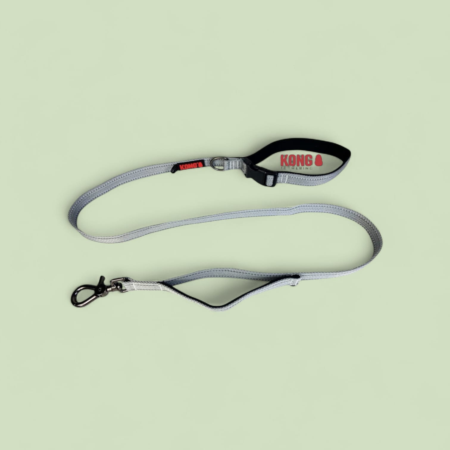 Correa de Trafico Nylon Gris Grande  