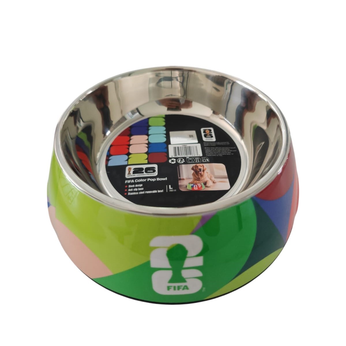 FIFA Color Pop Bowl 700ml. 700 ml Pza