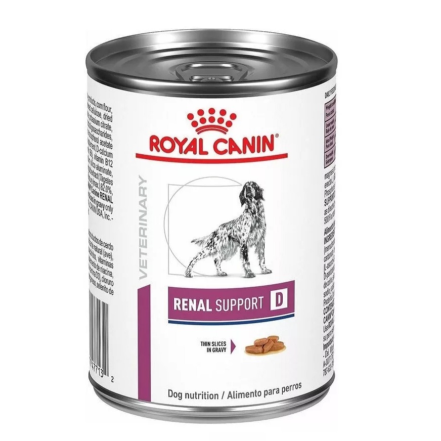 Renal support D morsels in gravy canine lata 370 gr 
