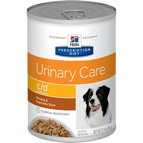 Hill´s Prescription Diet c/d Alimento Humedo para Perro sabor Estofado de pollo 350  gr 