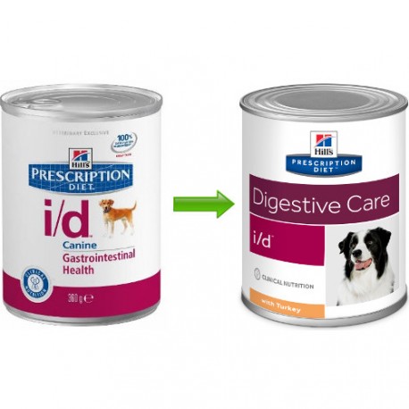 Hill's Prescription Diet i/d Alimento Húmedo Gastrointestinal para Perro sabor Pavo 370